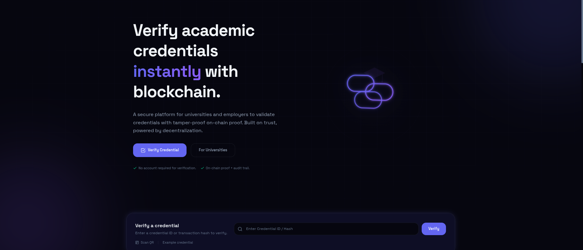 BlockMinor - Blockchain Credential Verification